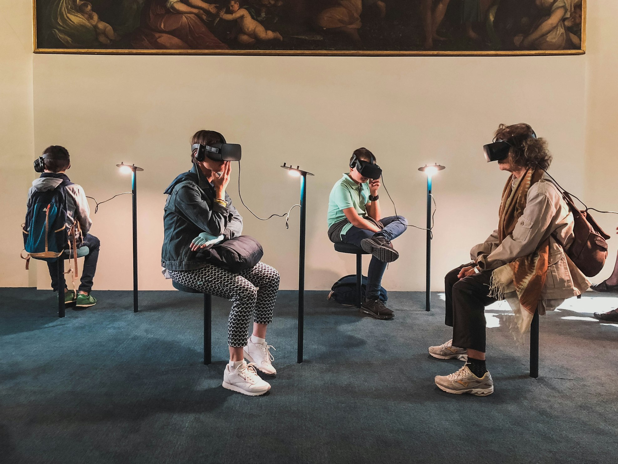 A collaborative XR consultation around a table